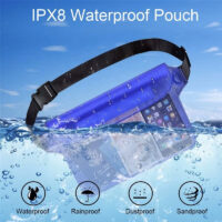 Custom Logo Waterproof Phone Bag Fanny Pack Waist Pouch with Waist Strap